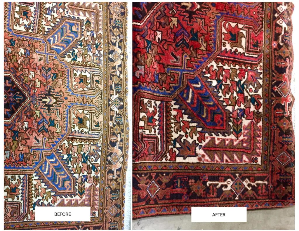 Dyeing Faded Oriental Rugs